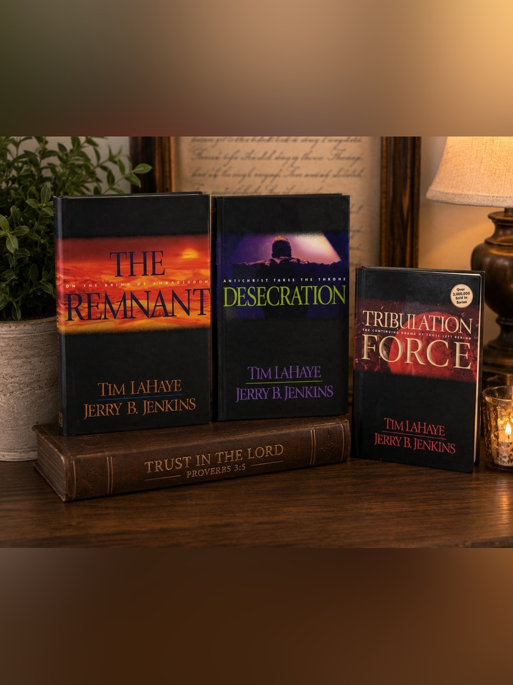 Tim LaHaye Jerry B. Jenkins Left Behind Book Bundle Remnant Desecration Set